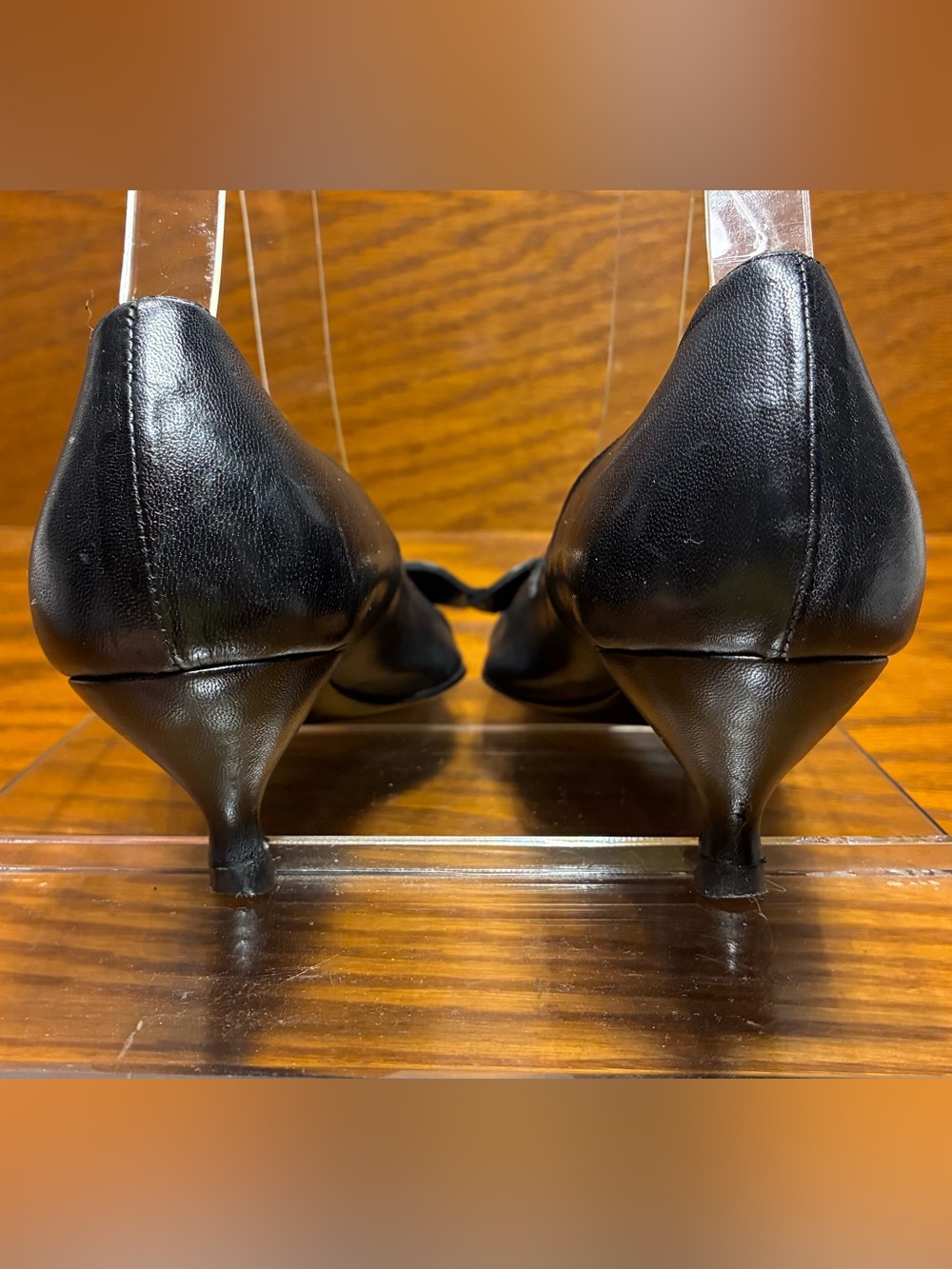 Y2K VTG D&G Dolce & Gabbana Buckle Pointed Toe Kitten Heel Pumps EU 35.5 US 5.5 - Picture 6 of 16